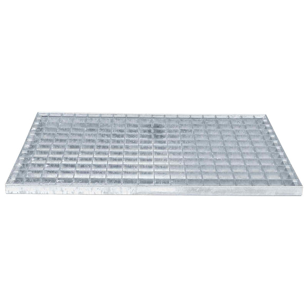 vidaXL Grate Silver 60 x 40 x 2 cm Hot-Dip Galvanized Steel