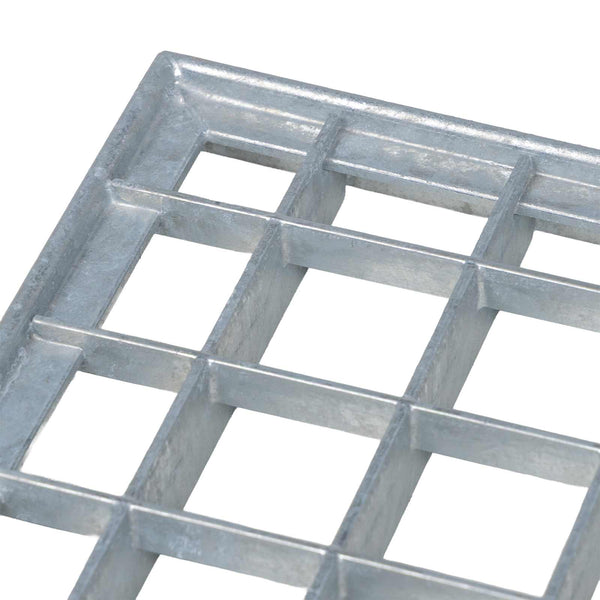 vidaXL Grate Silver 80 x 50 x 2 cm Hot-dip Galvanized Steel
