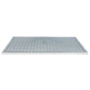 vidaXL Grate Silver 80 x 50 x 2 cm Hot-dip Galvanized Steel