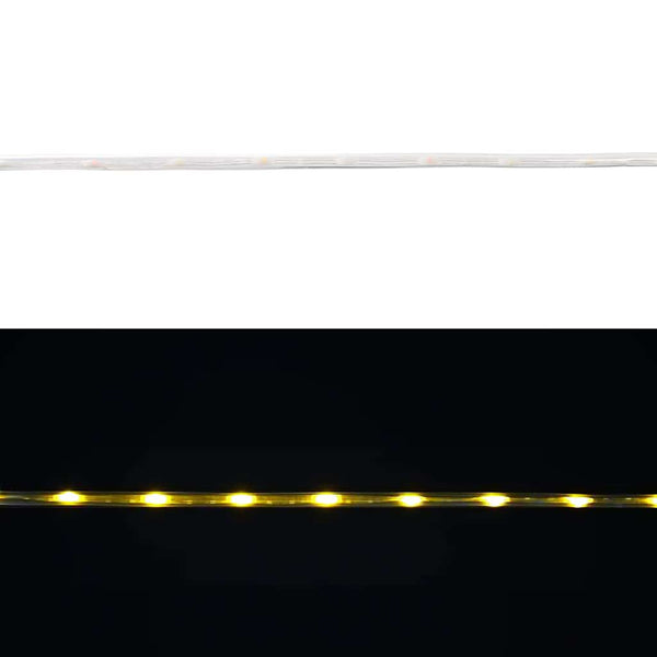 vidaXL Rope Light with 480 LEDs Warm White 20 m PVC