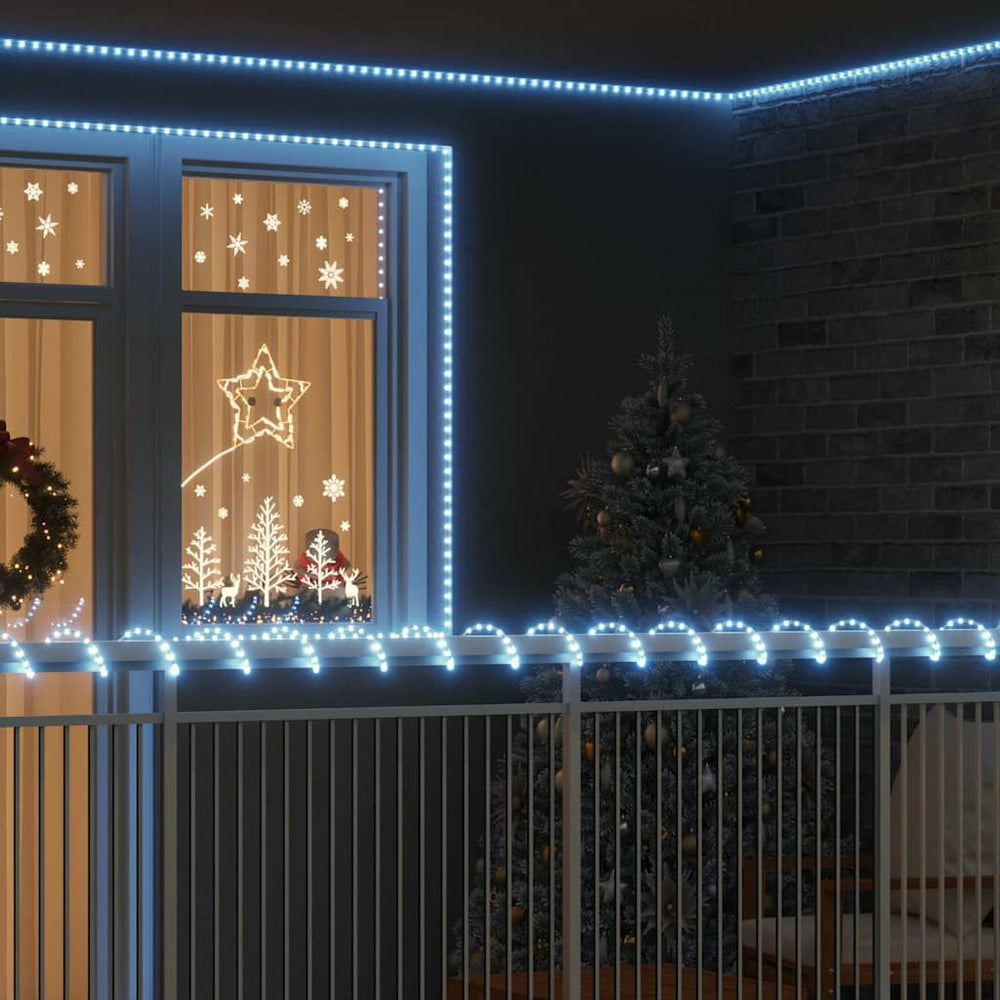 vidaXL Rope Light with 1200 LEDs Cool White 50 m PVC
