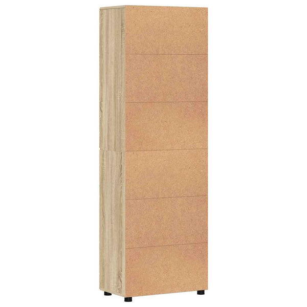 vidaXL Highboard FLORIN Sonoma Oak 60 x 35 x 182 cm Engineered Wood