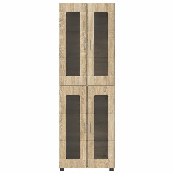 vidaXL Highboard FLORIN Sonoma Oak 60 x 35 x 182 cm Engineered Wood