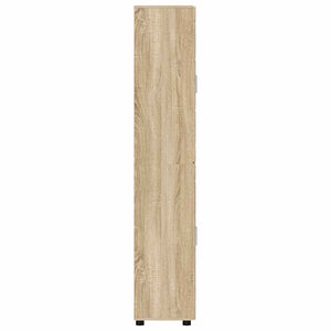 vidaXL Highboard FLORIN Sonoma Oak 60 x 35 x 182 cm Engineered Wood