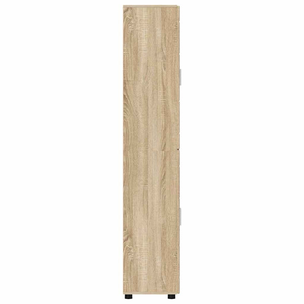vidaXL Highboard FLORIN Sonoma Oak 60 x 35 x 182 cm Engineered Wood