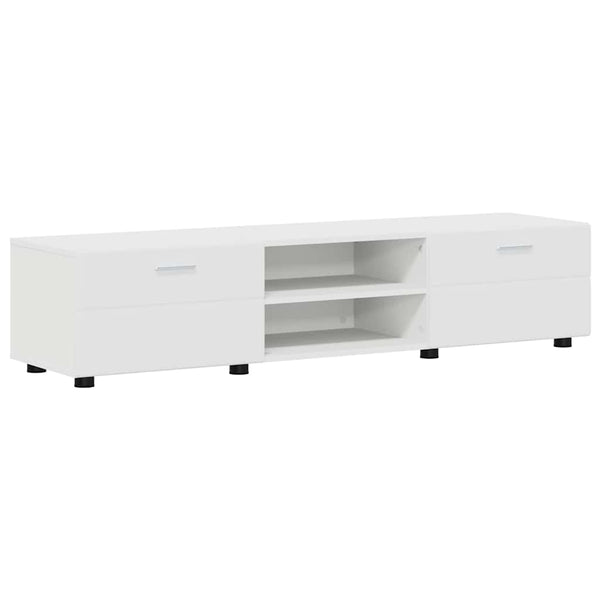 vidaXL TV Cabinet Set with Drawers FLORIN 3 pcs White Engineered Wood