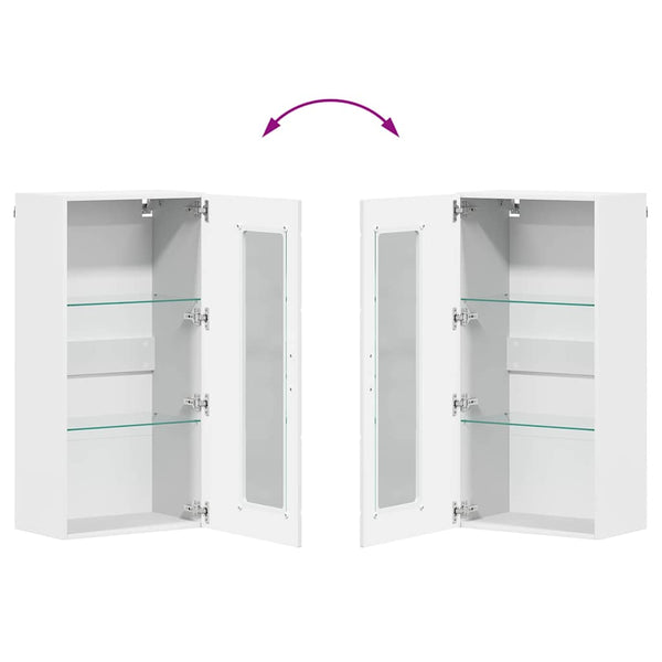 vidaXL TV Cabinet Set with Drawers FLORIN 3 pcs White Engineered Wood