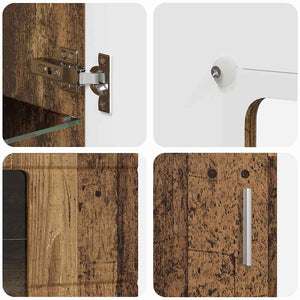 TV-Schrank Set 3-teilig Altholz