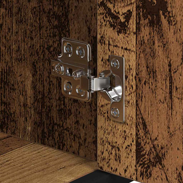 vidaXL Bathroom Furniture Set Reclaimed Wood 35 x 37.5 x 188.5 cm Engineered Wood