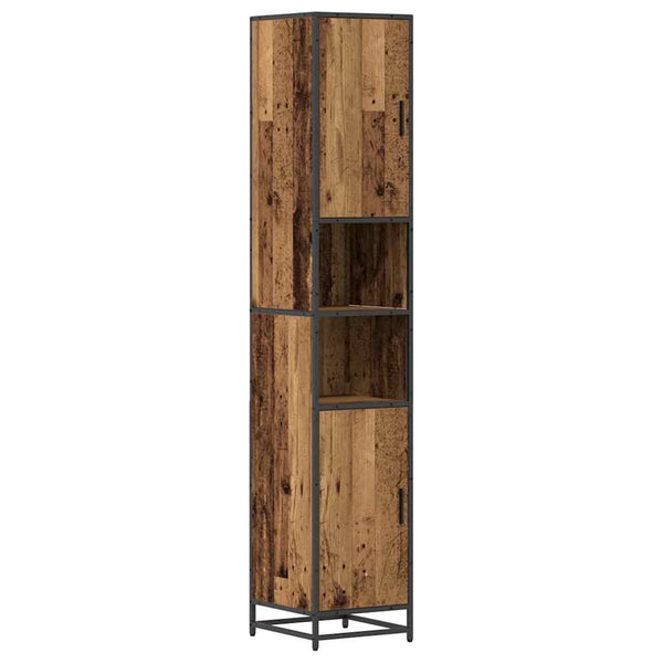 vidaXL Bathroom Furniture Set Reclaimed Wood 35 x 37.5 x 188.5 cm Engineered Wood