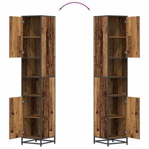 vidaXL Bathroom Furniture Set Reclaimed Wood 35 x 37.5 x 188.5 cm Engineered Wood