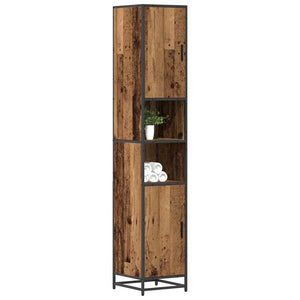 vidaXL Bathroom Furniture Set Reclaimed Wood 35 x 37.5 x 188.5 cm Engineered Wood