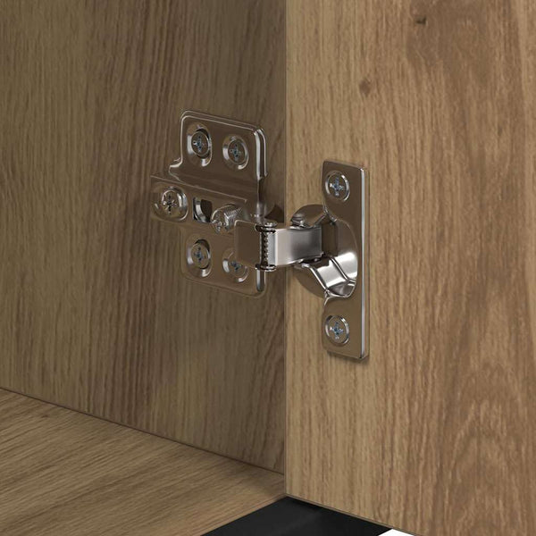 vidaXL Bathroom Furniture Set with Door Artisan Oak 35 x 37.5 x 188.5 cm