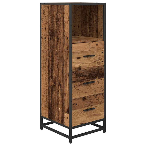 vidaXL Bathroom Furniture Set with Drawers 4 pcs Reclaimed Wood Engineered Wood