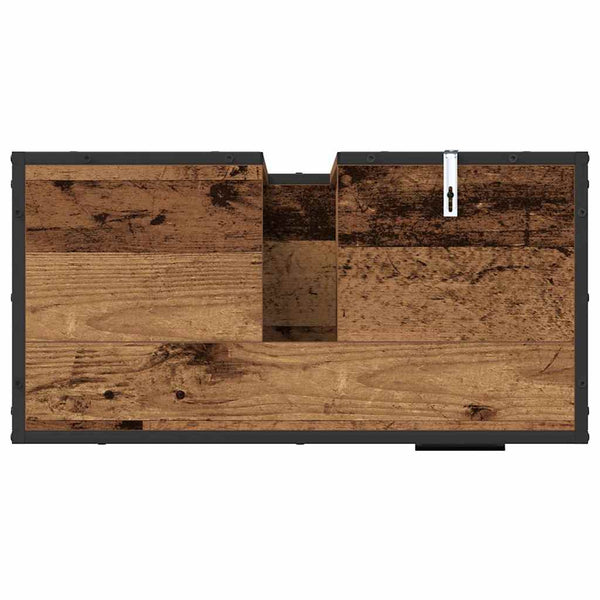 vidaXL Bathroom Furniture Set with Drawers 4 pcs Reclaimed Wood Engineered Wood