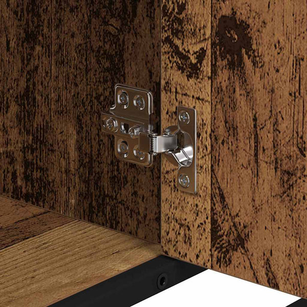 vidaXL Bathroom Furniture Set with Shelf 2 pcs Reclaimed Wood Engineered Wood