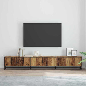vidaXL TV Unit 2 pcs Reclaimed Wood 240 x 35 x 41 cm Engineered Wood