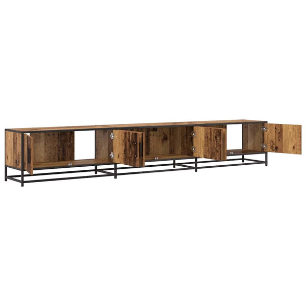 vidaXL TV Unit 2 pcs Reclaimed Wood 240 x 35 x 41 cm Engineered Wood