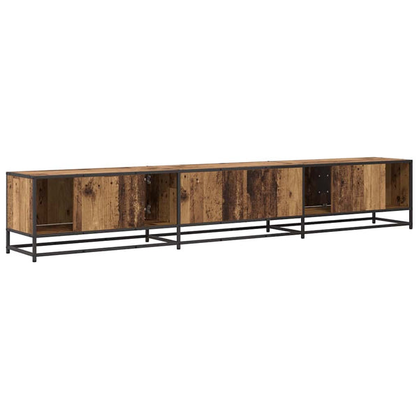 vidaXL TV Unit 2 pcs Reclaimed Wood 240 x 35 x 41 cm Engineered Wood