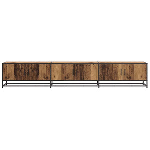 vidaXL TV Unit 2 pcs Reclaimed Wood 240 x 35 x 41 cm Engineered Wood