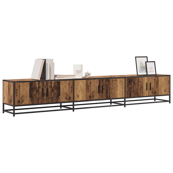 vidaXL TV Unit 2 pcs Reclaimed Wood 240 x 35 x 41 cm Engineered Wood