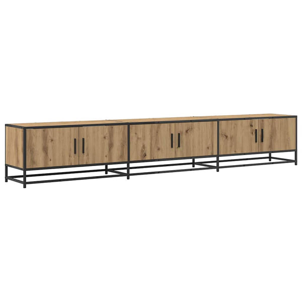 vidaXL TV Cabinets 2 pcs Artisan Oak 240 x 35 x 41 cm Engineered Wood