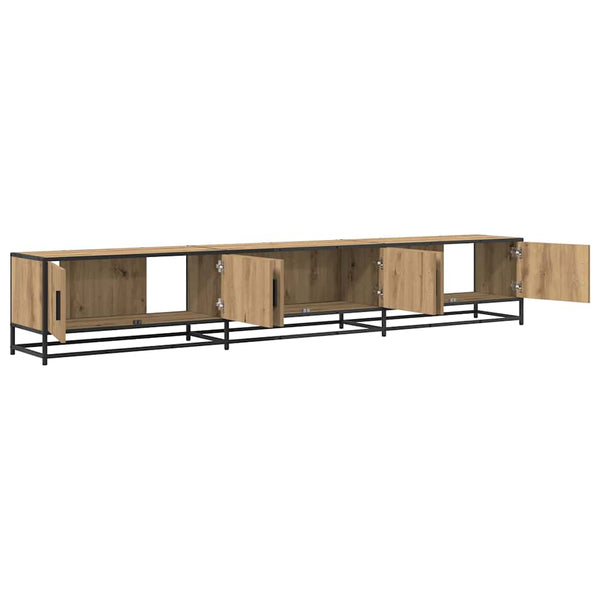 vidaXL TV Cabinets 2 pcs Artisan Oak 240 x 35 x 41 cm Engineered Wood