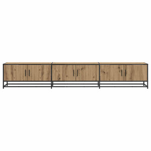 vidaXL TV Cabinets 2 pcs Artisan Oak 240 x 35 x 41 cm Engineered Wood