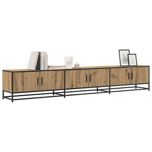 vidaXL TV Cabinets 2 pcs Artisan Oak 240 x 35 x 41 cm Engineered Wood
