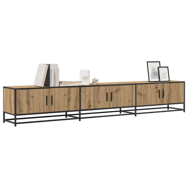 vidaXL TV Cabinets 2 pcs Artisan Oak 240 x 35 x 41 cm Engineered Wood