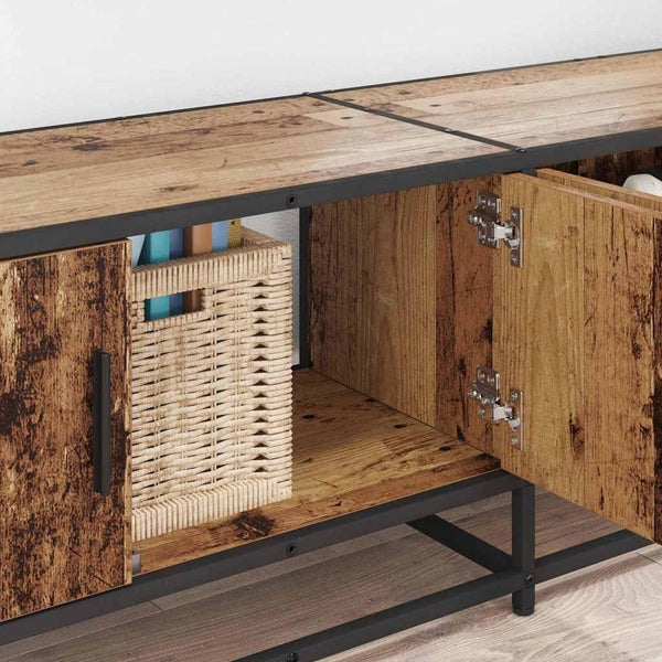 vidaXL TV Cabinets 2 pcs Reclaimed Wood 210 x 35 x 41 cm Engineered Wood
