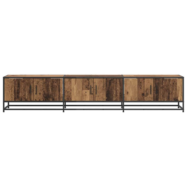 vidaXL TV Cabinets 2 pcs Reclaimed Wood 210 x 35 x 41 cm Engineered Wood