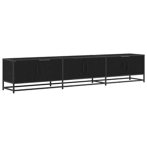 vidaXL TV Cabinets 2 pcs Black Oak Effect 210 x 35 x 41 cm