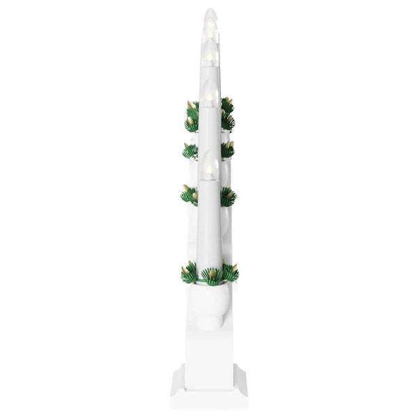vidaXL Christmas Candle Arch with 10 LED Candles White 47 x 5 x 29 cm