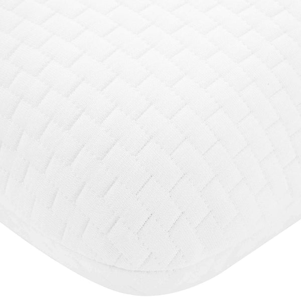vidaXL Sleeping Pillow Solid White 50 x 30 x 10 cm Memory Foam