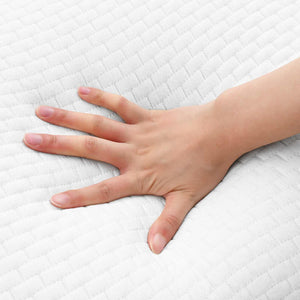 vidaXL Sleeping Pillow Solid White 50 x 30 x 10 cm Memory Foam