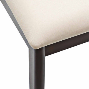 vidaXL Dining Chairs 2 pcs Light Brown and Light Solid Rubber Wood