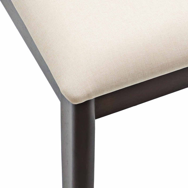 vidaXL Dining Chairs 2 pcs Light Brown and Light Solid Rubber Wood