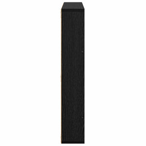 vidaXL Magazine Rack 2 pcs Black Oak Look 60 x 12 x 70 cm