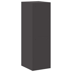 Aktenschrank, Stahl, Schwarz, 2er-Set