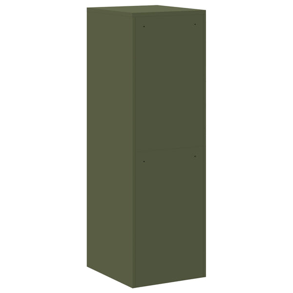 Aktenschrank Olive Grün mit Schubladen, 2er-Set