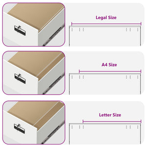 Aktenschrank, 2er Set, Weiß, Stahl
