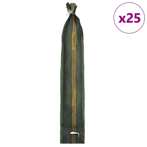 Sandsäcke 25 Stk. Dunkelgrün 100x25cm
