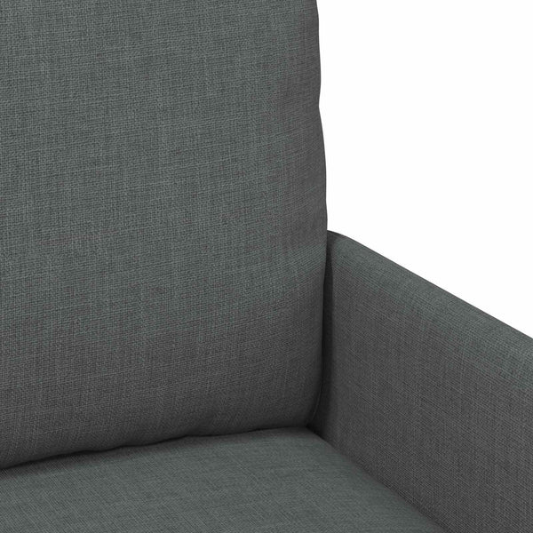 Dunkelgraues 3-teiliges Sofa-Set