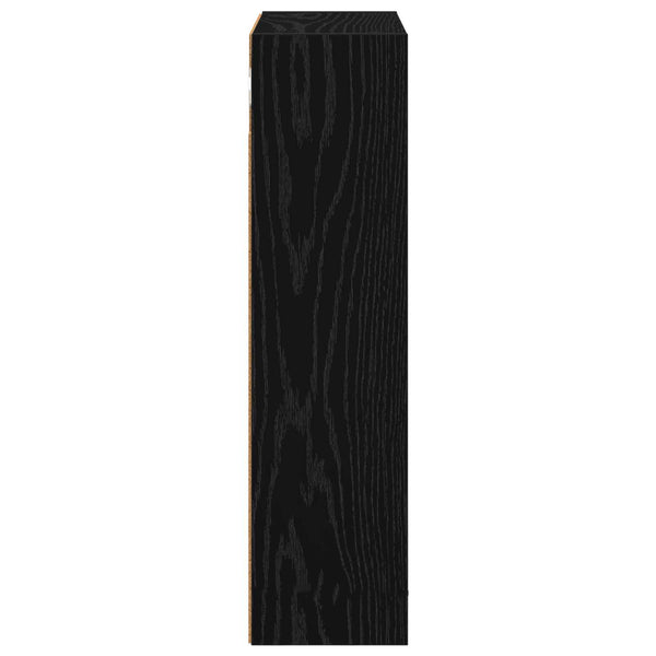 vidaXL Bathroom Wall Cabinet Black Oak 40 x 16 x 62.5 cm