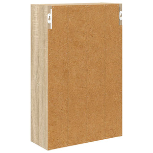 vidaXL Wall-Mounted Bathroom Cabinet with Shelf Sonoma Oak 40 x 16 x 62.5 cm