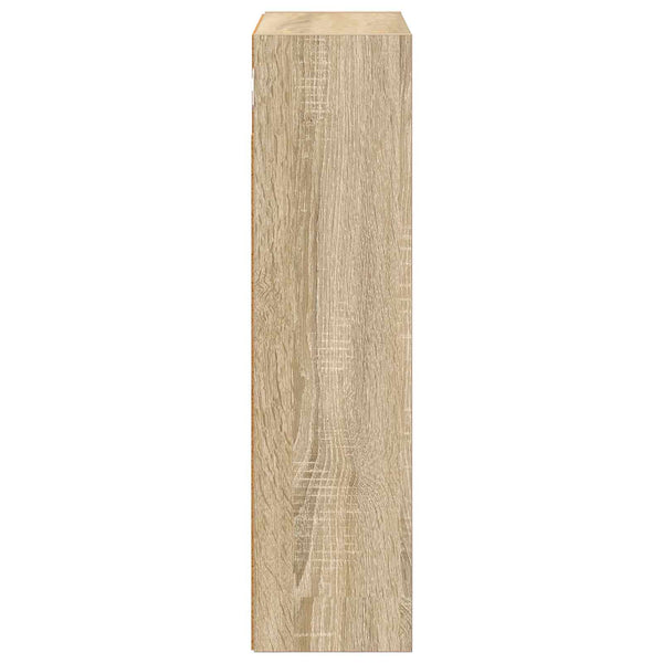 vidaXL Wall-Mounted Bathroom Cabinet with Shelf Sonoma Oak 40 x 16 x 62.5 cm