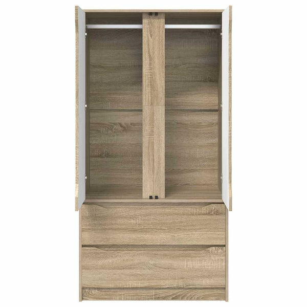Kleiderschrank Sonoma Eiche, 79,5 cm