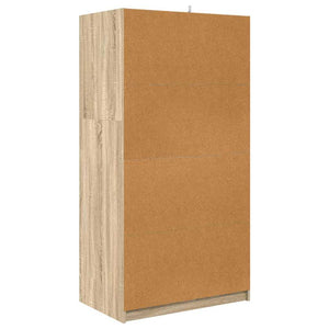 Kleiderschrank Sonoma Eiche, 79,5 cm