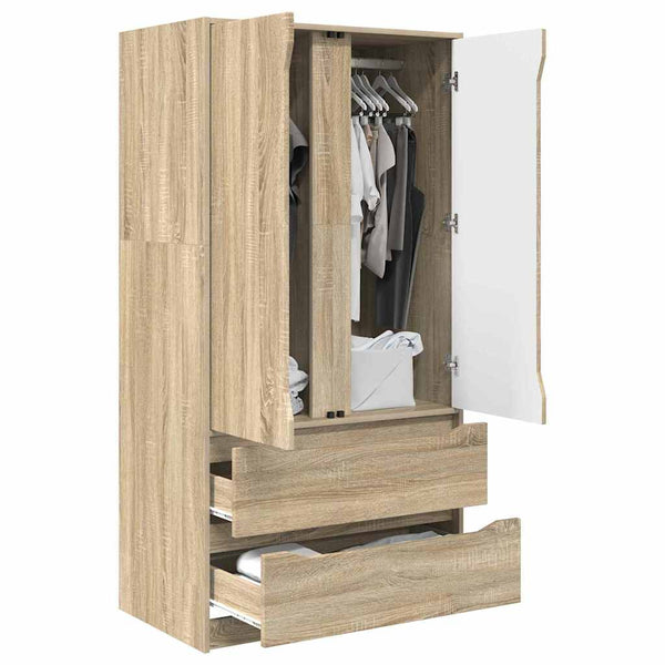 Kleiderschrank Sonoma Eiche, 79,5 cm